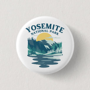 Badge Rond 2,50 Cm Parc national de Yosemite 