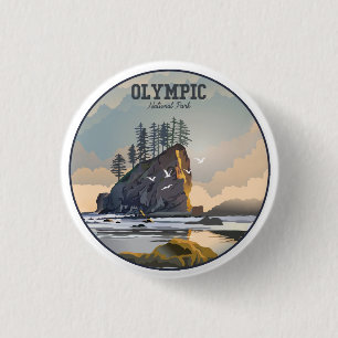 Badge Rond 2,50 Cm Parc national olympique