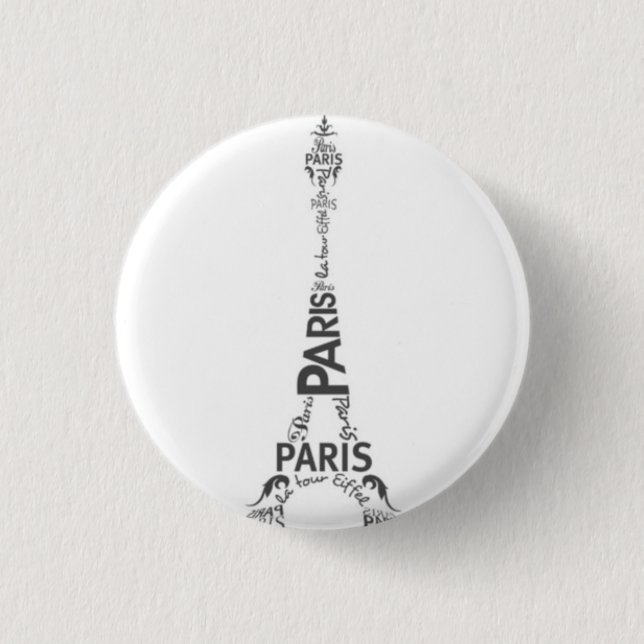 Badge Rond 2,50 Cm Paris (Devant)