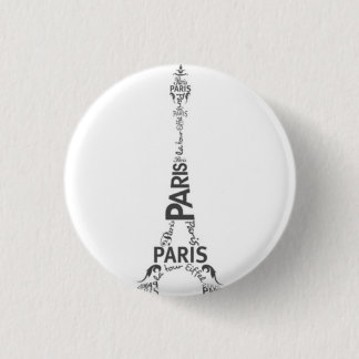 Badge Rond 2,50 Cm Paris