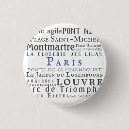 Badge Rond 2,50 Cm Paris et ses monuments
