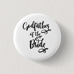 Badge Rond 2,50 Cm Parrain de la mariée