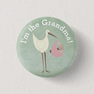 Badge Rond 2,50 Cm Partie de baby shower faite sur commande je suis