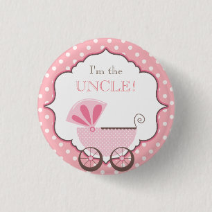 Badge Rond 2,50 Cm Partie de baby shower faite sur commande je suis