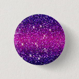 Badge Rond 2,50 Cm Parties scintillant Étincelles Purple Pink Texture