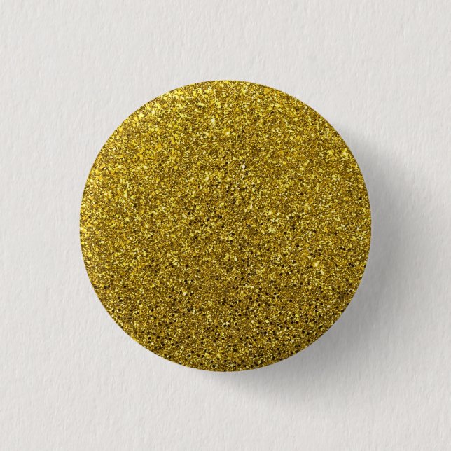 Badge Rond 2,50 Cm Parties scintillant Gold Sparkle (Devant)
