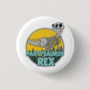 Badge Rond 2,50 Cm Partysaurus