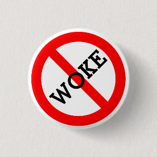 Badge Rond 2,50 Cm Pas de Woke