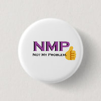 Pas mon problème ! bouton