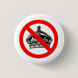 Badge Rond 2,50 Cm Pas mon roi