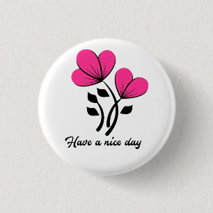 Badge Rond 2,50 Cm Passez une bonne journée