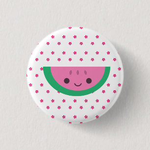Badge Rond 2,50 Cm Pastèque
