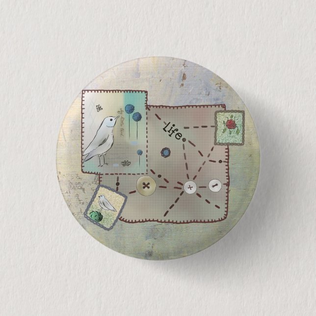 Badge Rond 2,50 Cm Patch (Devant)