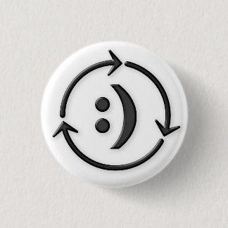 Badge Rond 2,50 Cm Payez-lui le Pin en avant