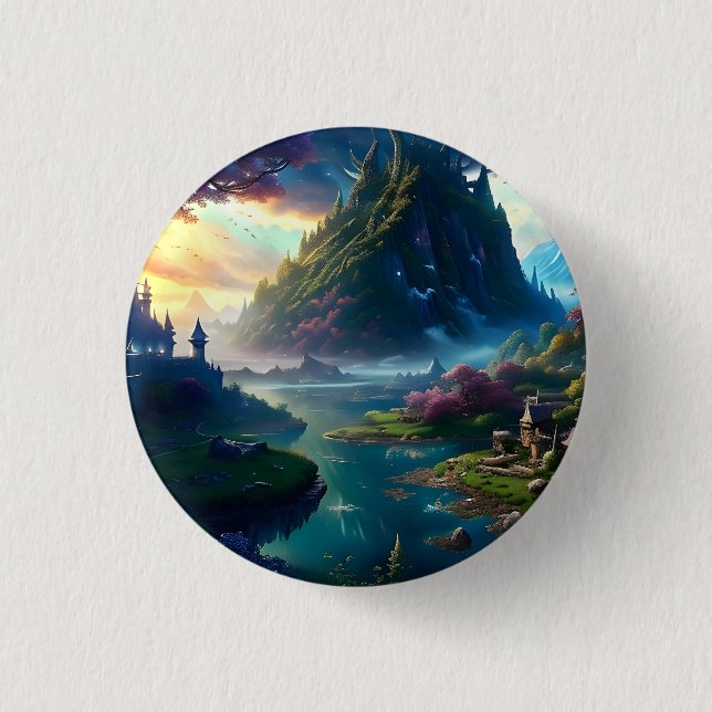 Badge Rond 2,50 Cm Paysage pittoresque Quatre (Devant)