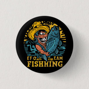 Badge Rond 2,50 Cm pêcheur