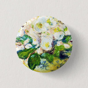 Badge Rond 2,50 Cm Peinture florale de fleurs de Claude Monet de
