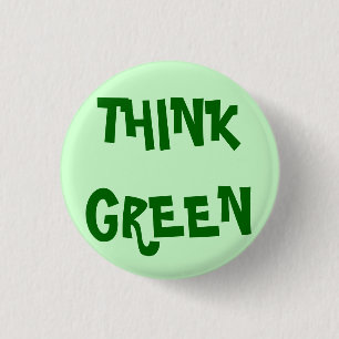 BADGE ROND 2,50 CM PENSER VERT