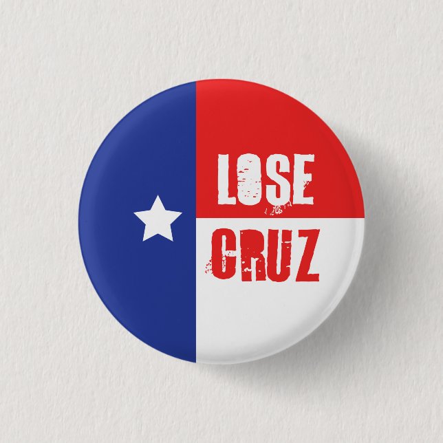 Badge Rond 2,50 Cm Perdez Cruz - Ted Cruz (Devant)