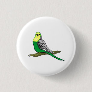 Badge Rond 2,50 Cm Perruche