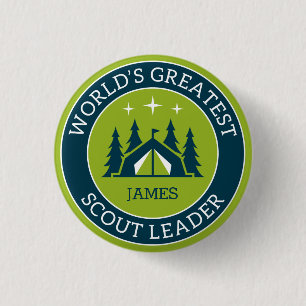 Badge Rond 2,50 Cm Personnalisation du chef scout
