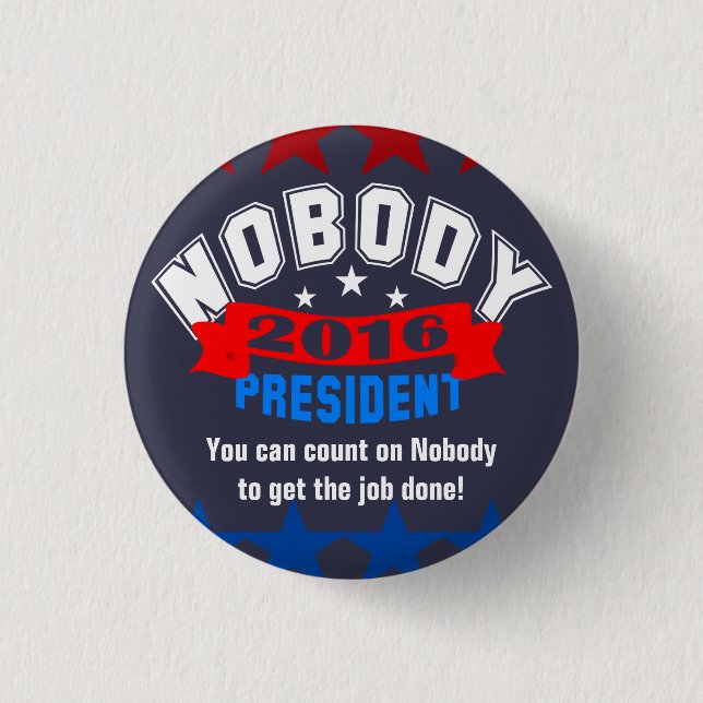 Badge Rond 2,50 Cm Personne pour le président (Devant)