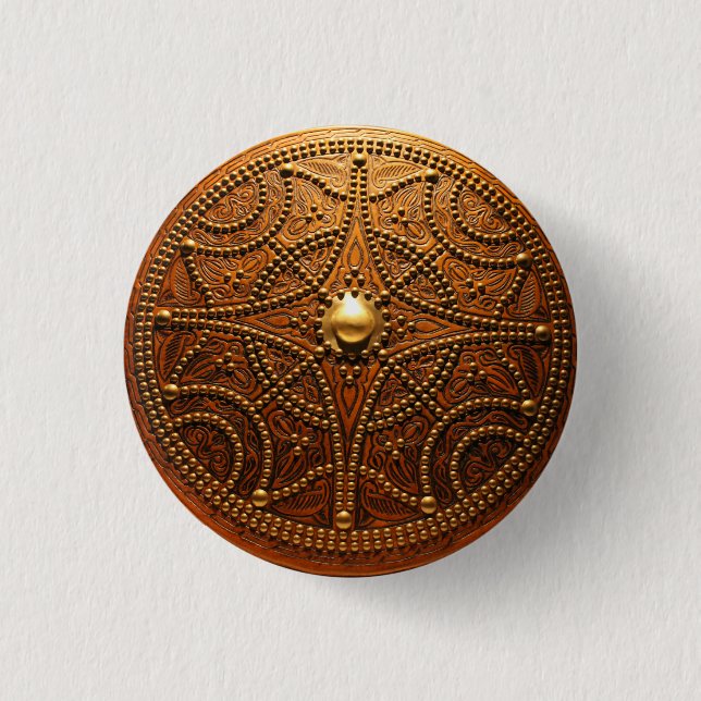 Badge Rond 2,50 Cm Perth Targe (Devant)