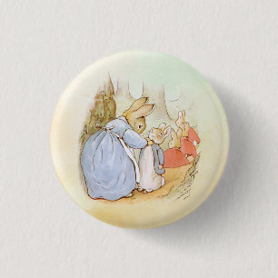 Badge Rond 2,50 Cm Peter Rabbit (maman)