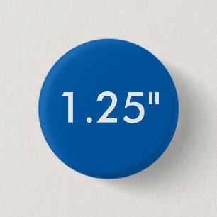 Badge Rond 2,50 Cm Petit BLEU rond de modèle de blanc d'insigne de l
