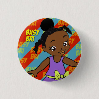 Badge Rond 2,50 Cm Petit bouton occupé de Bri