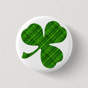 Badge Rond 2,50 Cm Petit bouton rond Lucky Shamrock