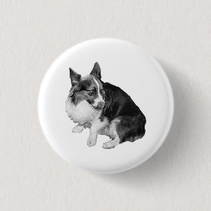 Badge Rond 2,50 Cm Petit Cercle, Grandes Oreilles