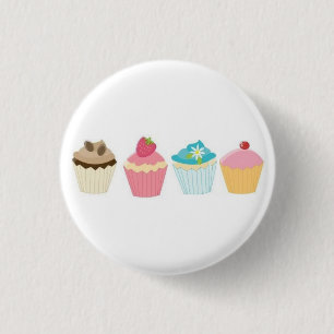 Badge Rond 2,50 Cm Petit gâteau