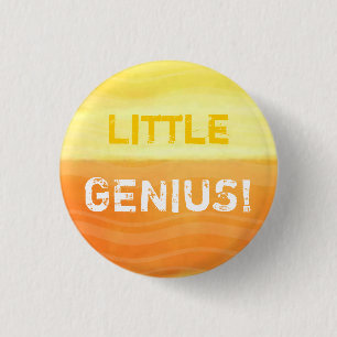 Badge Rond 2,50 Cm Petit génie - insigne de bouton