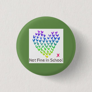 Badge Rond 2,50 Cm Petit insigne de NFIS (vert)