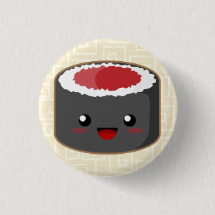 Badge Rond 2,50 Cm Petit pain de Kawaii