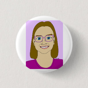 Badge Rond 2,50 Cm petite fille