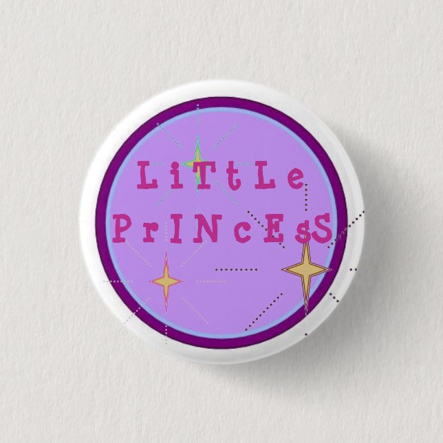 Badge Rond 2,50 Cm Petite princesse (Devant)