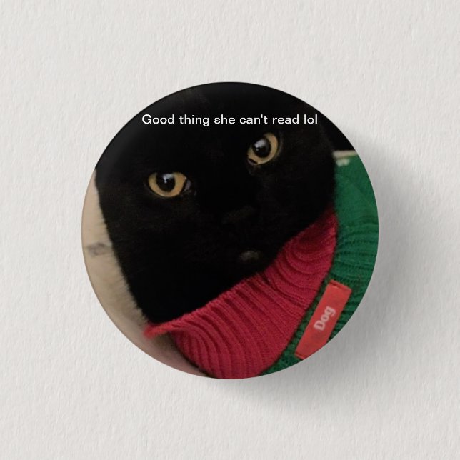 Badge Rond 2,50 Cm Petits boutons (Devant)