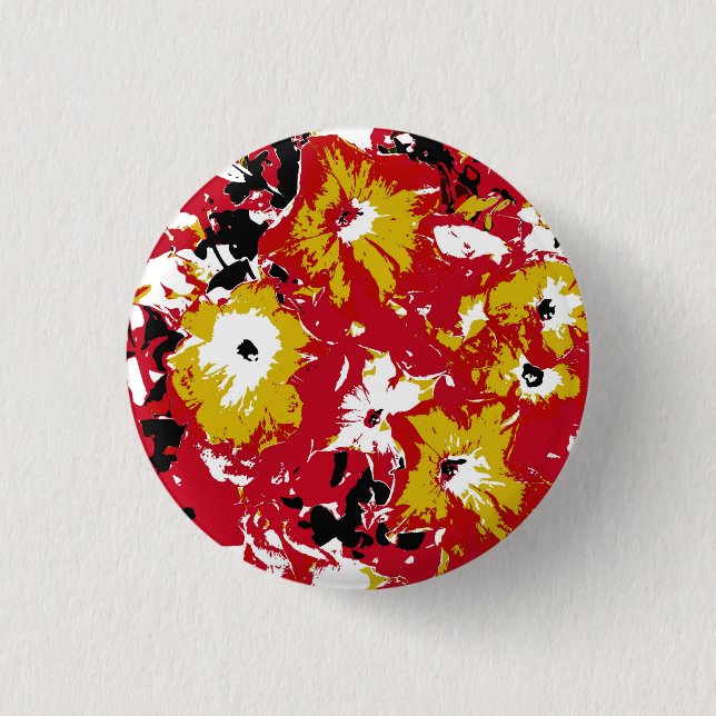 BADGE ROND 2,50 CM PETUNIAS (Devant)