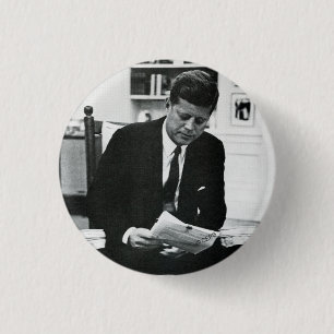 Badge Rond 2,50 Cm Photo de John F. Kennedy 2