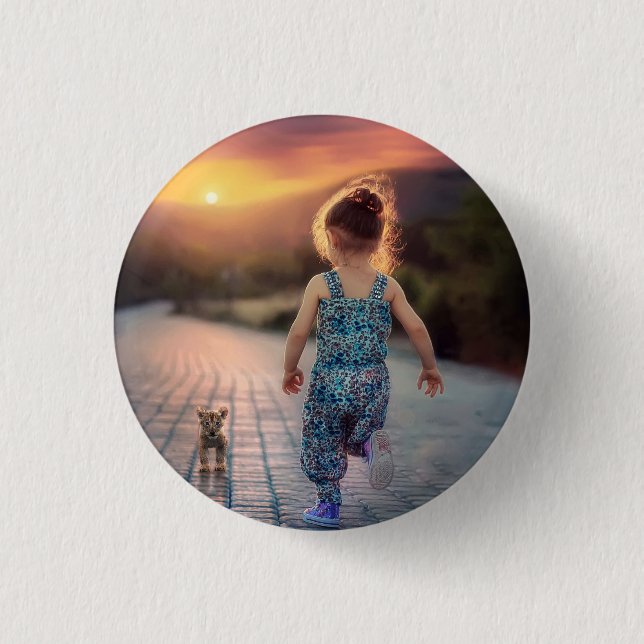 Badge Rond 2,50 Cm Photo personnalisée (Devant)