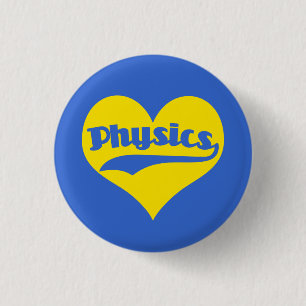 Badge Rond 2,50 Cm Physique de la Science d'amour
