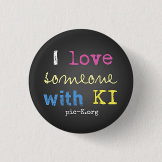 Badge Rond 2,50 Cm pic-K Love