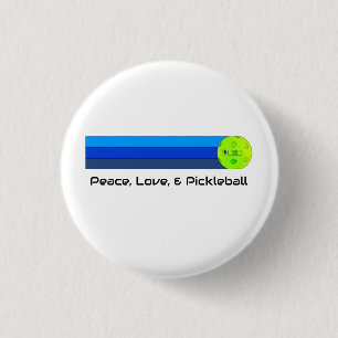 Badge Rond 2,50 Cm Pickleball