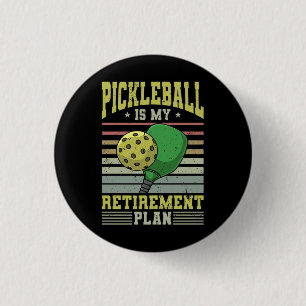 Badge Rond 2,50 Cm Pickleball