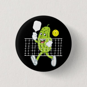 Badge Rond 2,50 Cm Pickleball Jouer - Drôle Pickleball Paddle