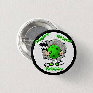 Badge Rond 2,50 Cm Pickleball Picklejus Halloween Film Inspiré