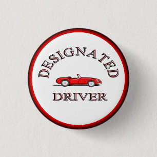 Badge Rond 2,50 Cm Pilote désigné