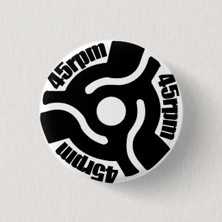 Badge Rond 2,50 Cm Pin 45rpm